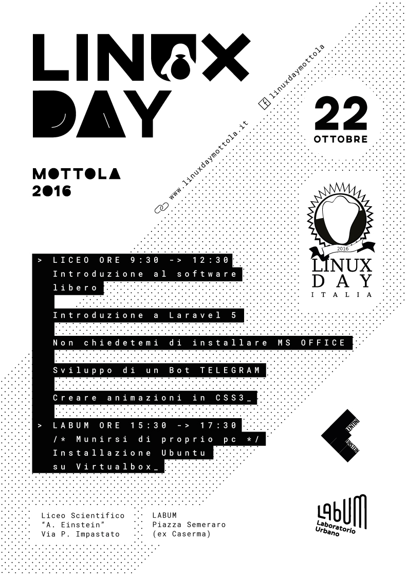 Linux Day 2016 Flyer