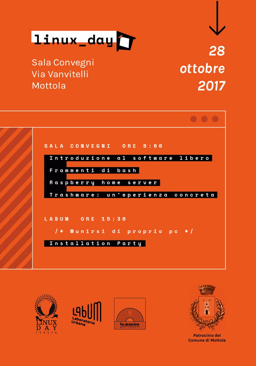 Linux Day 2017 Flyer